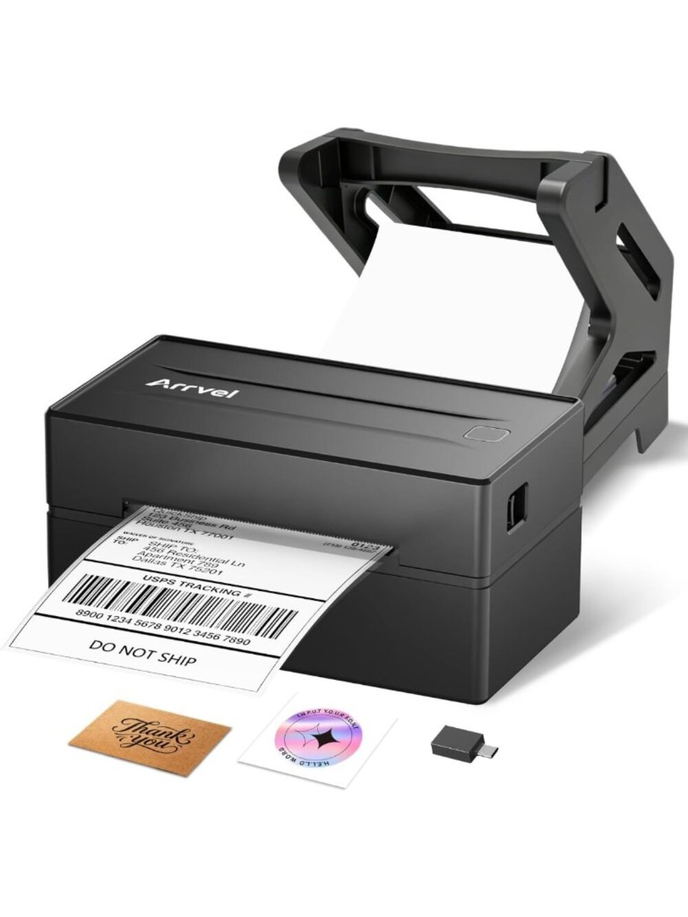 Wireless 4x6 Bluetooth Shipping Label Printer for Small Business, iPhone